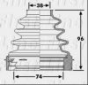 FIRST LINE FCB6254 Bellow, driveshaft